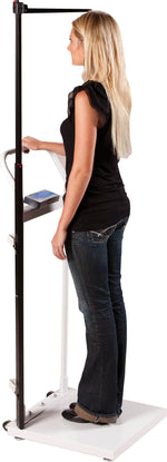 Brecknell HS-300 Electronic Height and Weight Physician Scale, Up to 660lbs., White