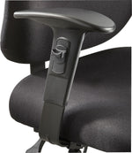 Safco Adjustable Width Armrest, Black, Pair (3399BL)