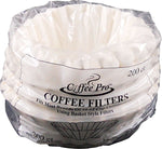 Coffee Pro® Basket Style Coffee Filters, 10-12 Cups, 200/Pk