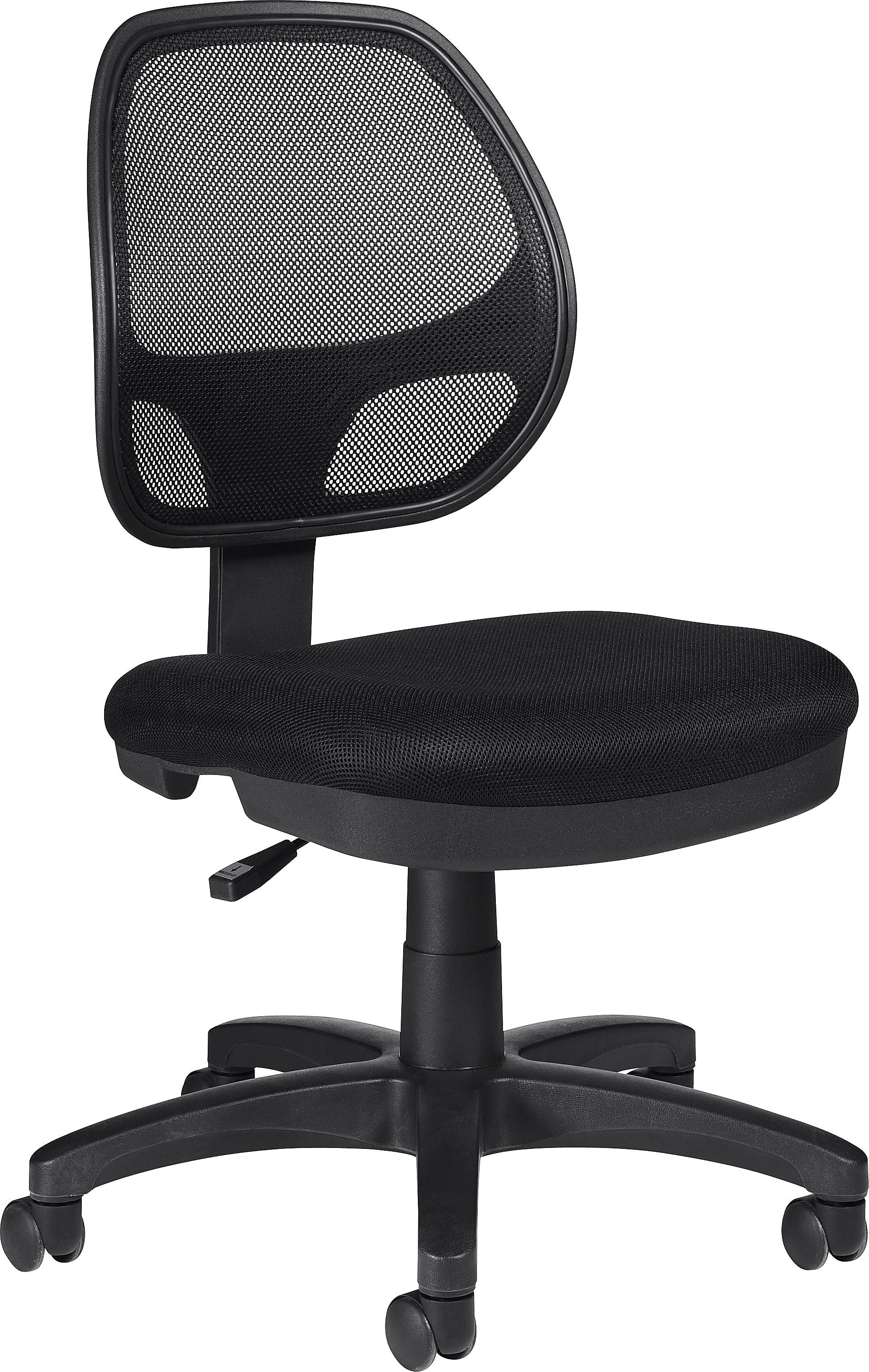 Offices to Go Armless Mesh Task Chair, Black (OTG11642B)