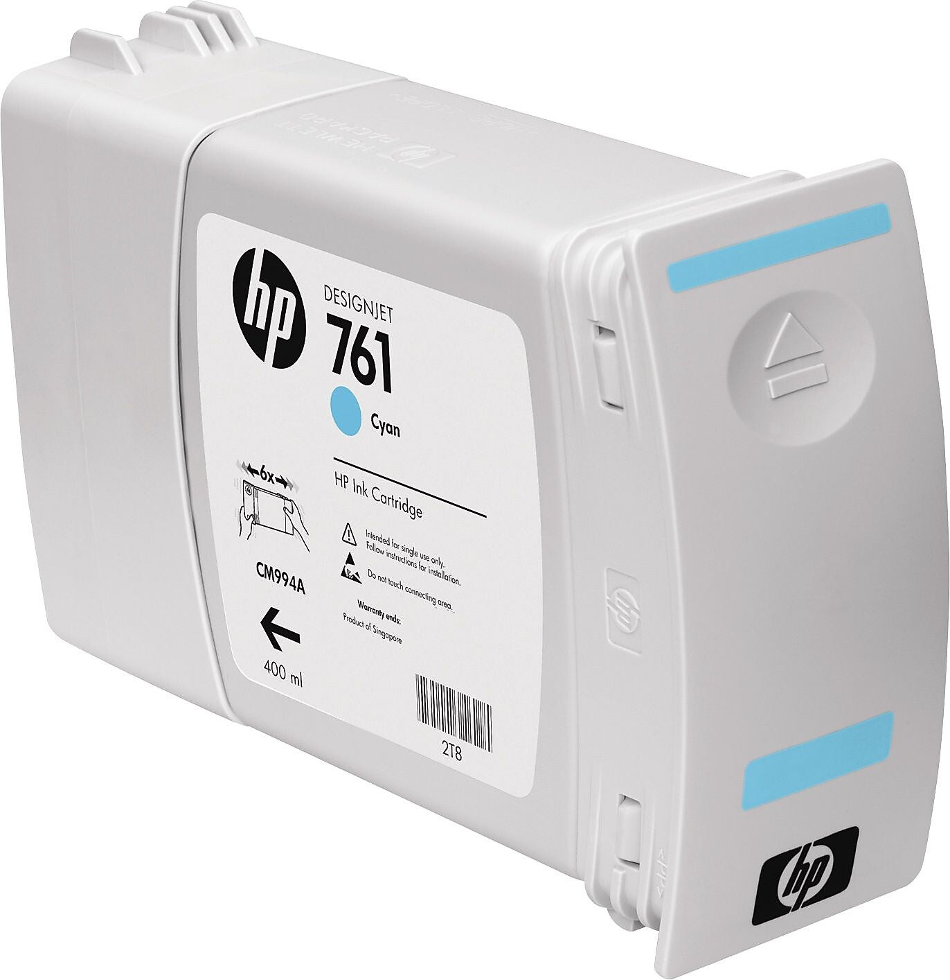 HP 761 Cyan Standard Yield Ink Cartridge (CM994A)