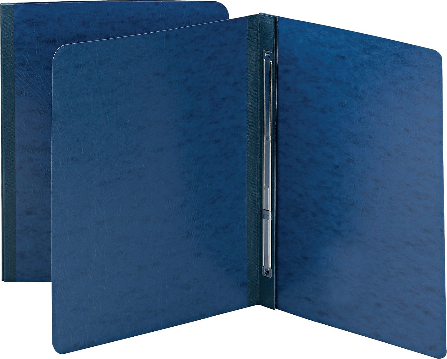 Smead Side Opening Pressboard Report Cover, Prong Fastener, Letter, , Dark Blue