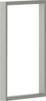 HON® Voi® Steel 14.3" O-Leg Support For Overhead Cabinet, Platinum Metallic