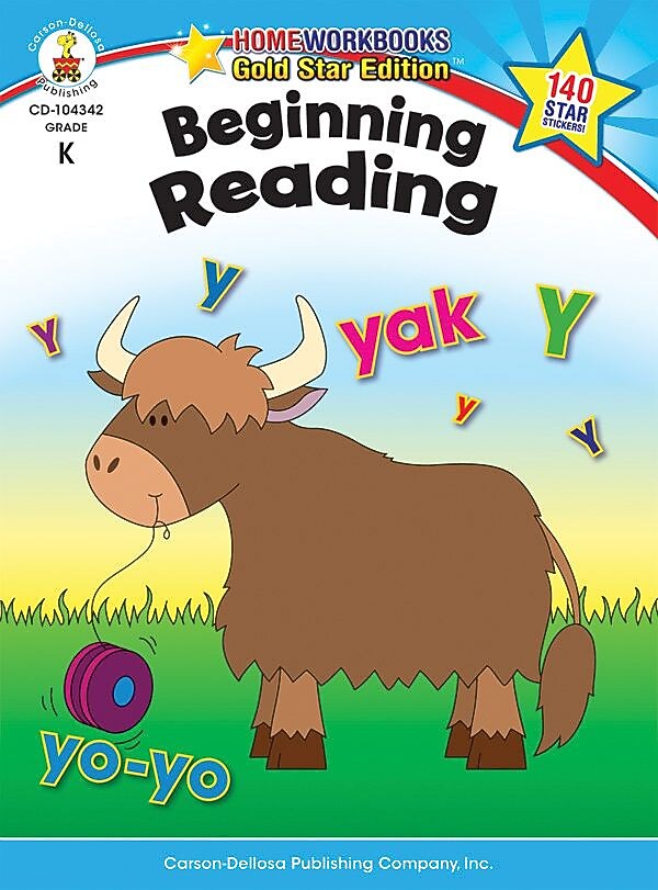 Carson-Dellosa Beginning Reading Resource Book, Grade K