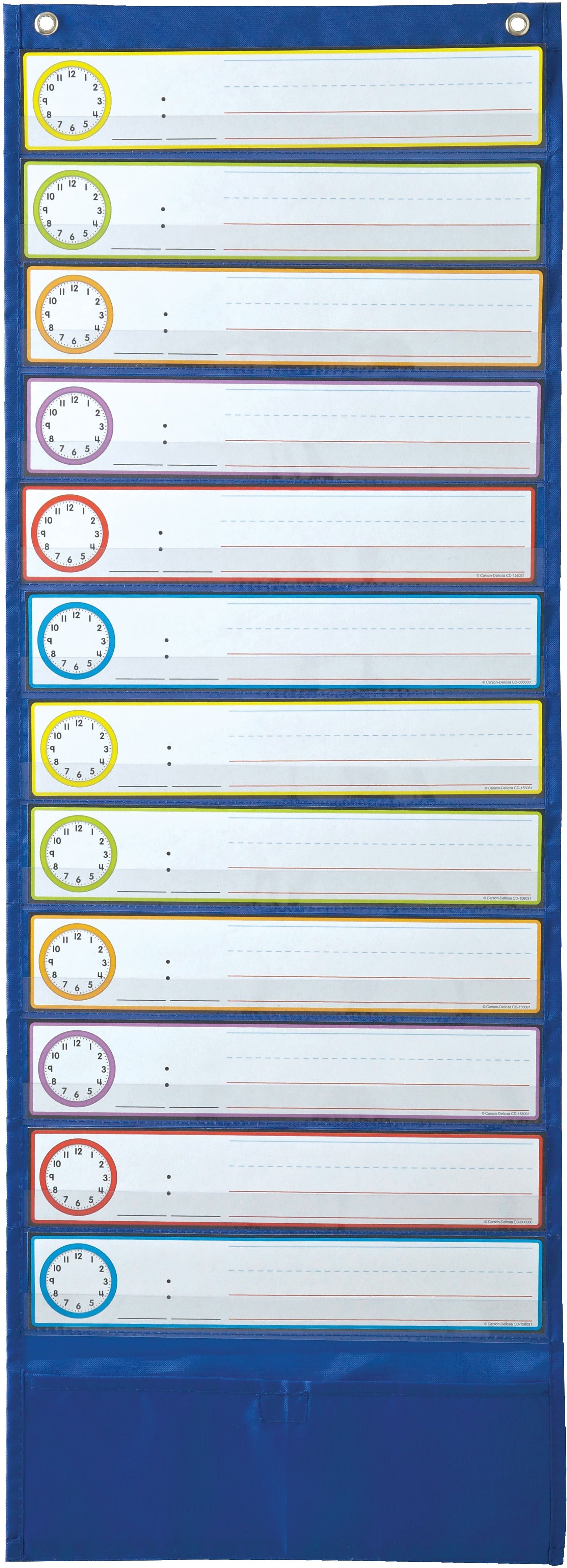 Carson-Dellosa Deluxe Scheduling Pocket Chart