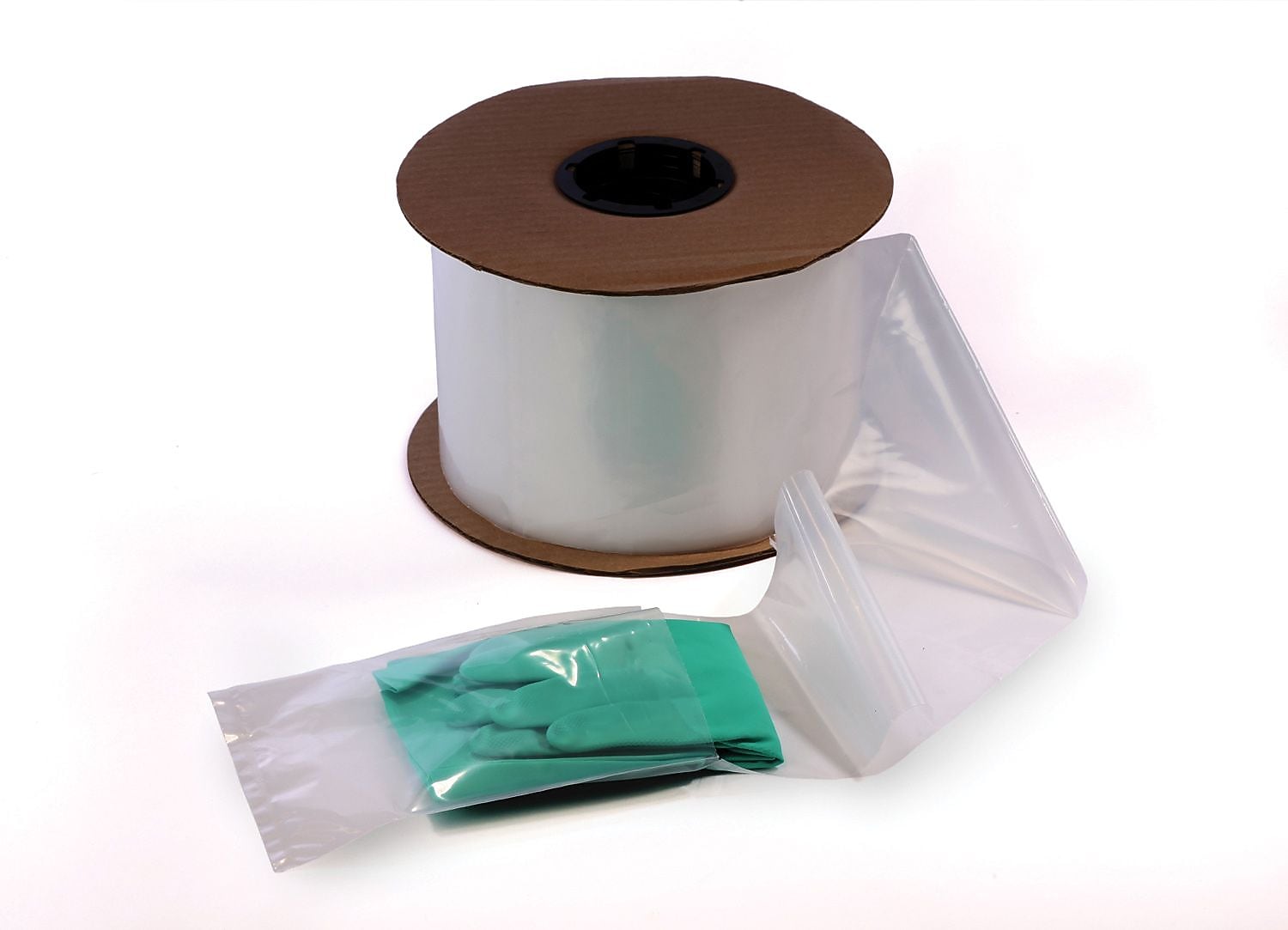 3" x 3" Layflat Poly Bags, Bags on a Roll, 1.5 Mil, Clear, 4500/Roll (2600)