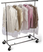 21" x 72" Layflat Poly Bags, Bags on a Roll, 0.65 Mil, Clear, 270/Roll (8014)
