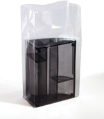 8" x 4" x 15" Gusseted Poly Bags, 3 Mil, Clear, 1000/Carton (1705)