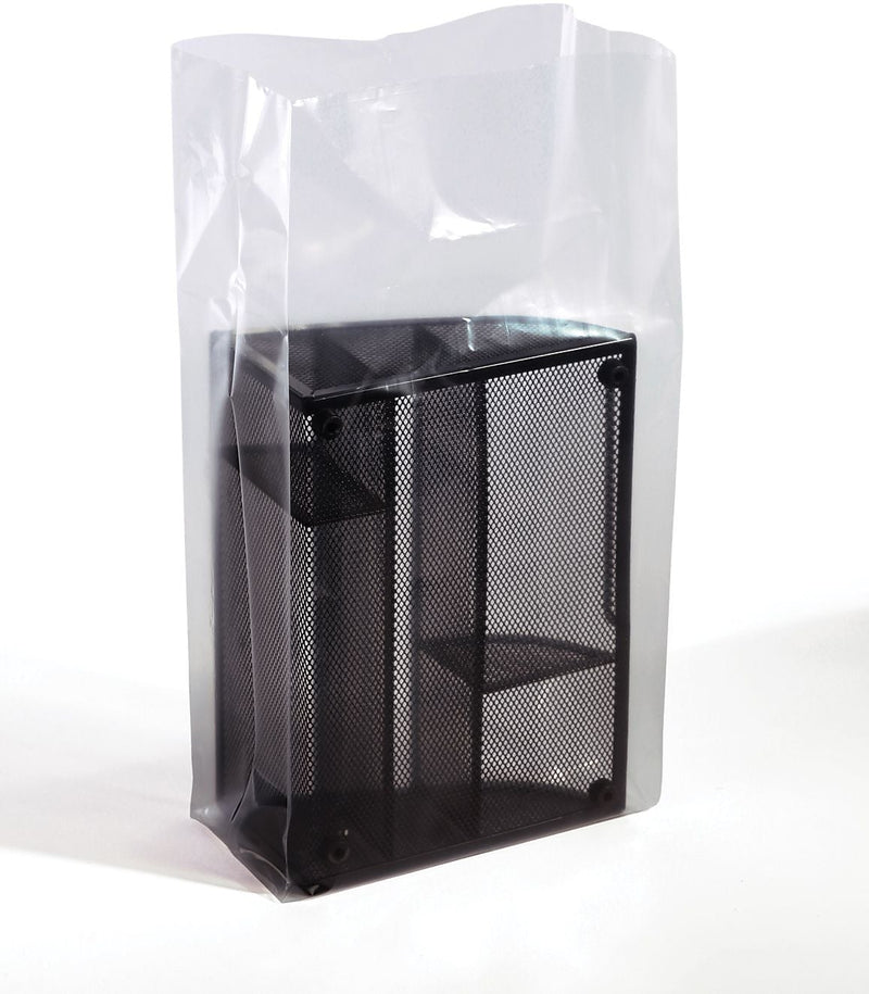 8" x 3" x 15" Gusseted Poly Bags, 3 Mil, Clear, 1000/Carton (1695)
