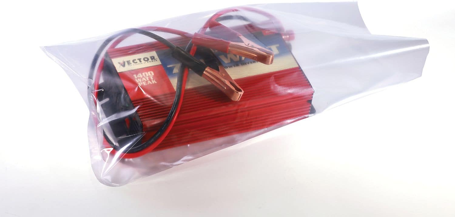 14" x 20" Layflat Poly Bags, 6 Mil, Clear, 250/Carton (8510)