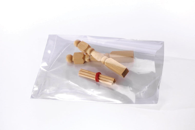 2" x 4" Flat Poly Bags, 4 Mil, Clear, 1000/Carton (PB1015)
