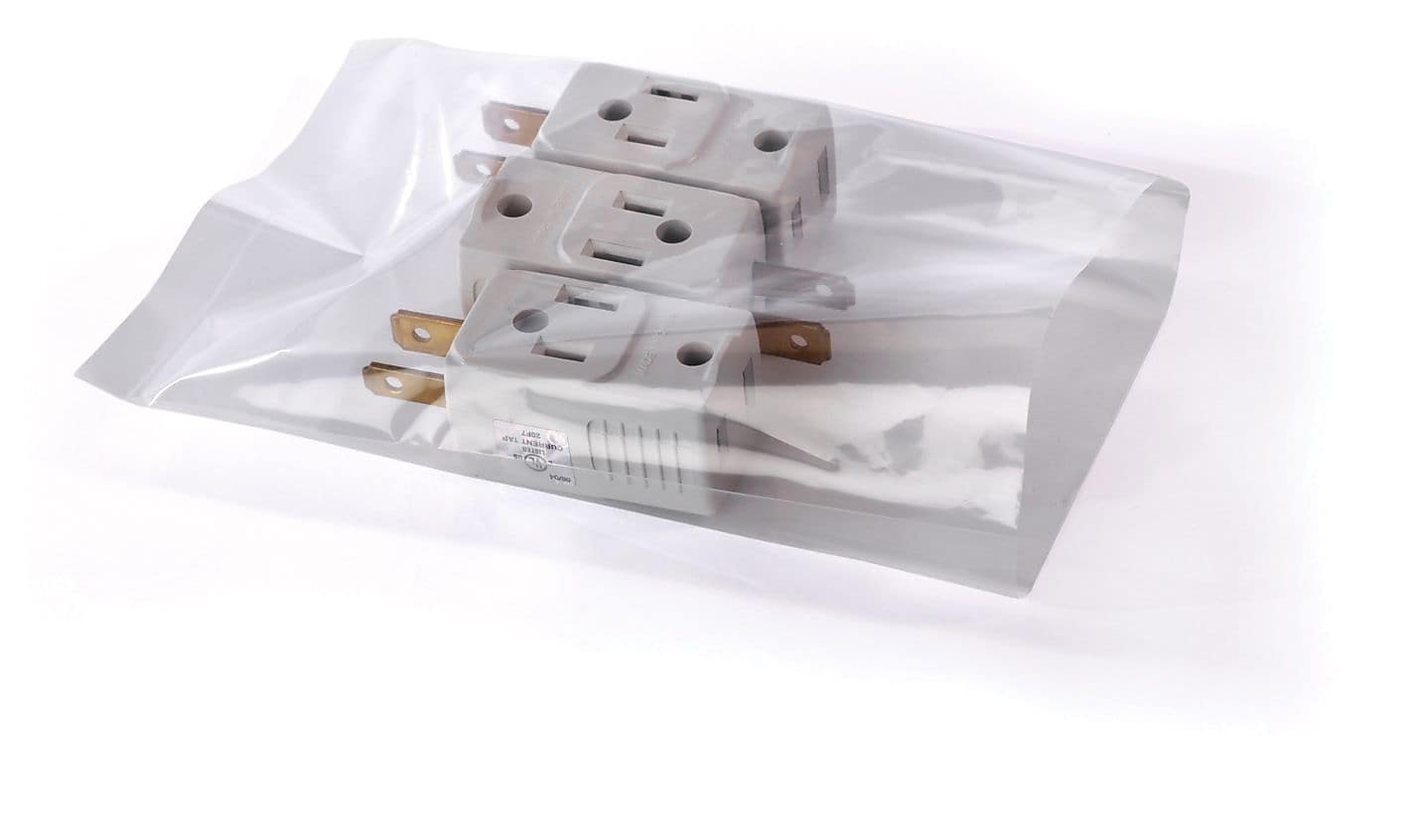 3" x 18" Layflat Poly Bags, 2 Mil, Clear, 1000/Carton (378)
