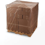 44" x 80" Gusseted Poly Bags, Bags on a Roll, 2 Mil, Clear, 75/Roll (10460)