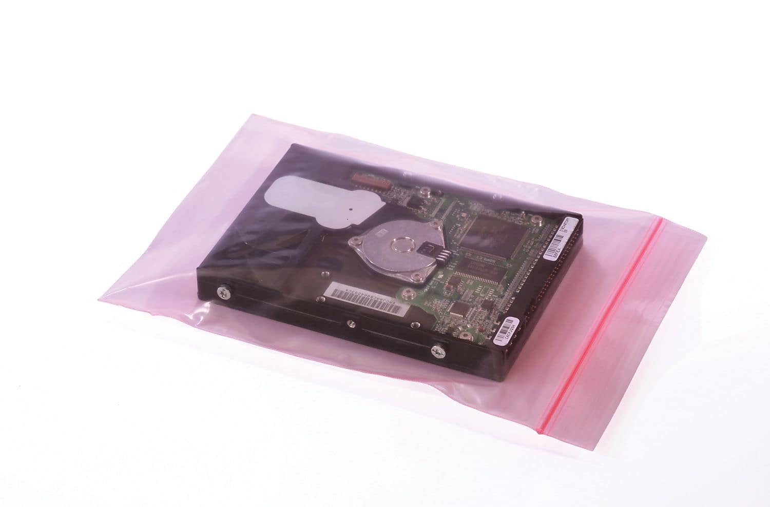 3" x 2.5" Reclosable Poly Bags, 4 Mil, Pink, 1000/Pack (PBAS3685)