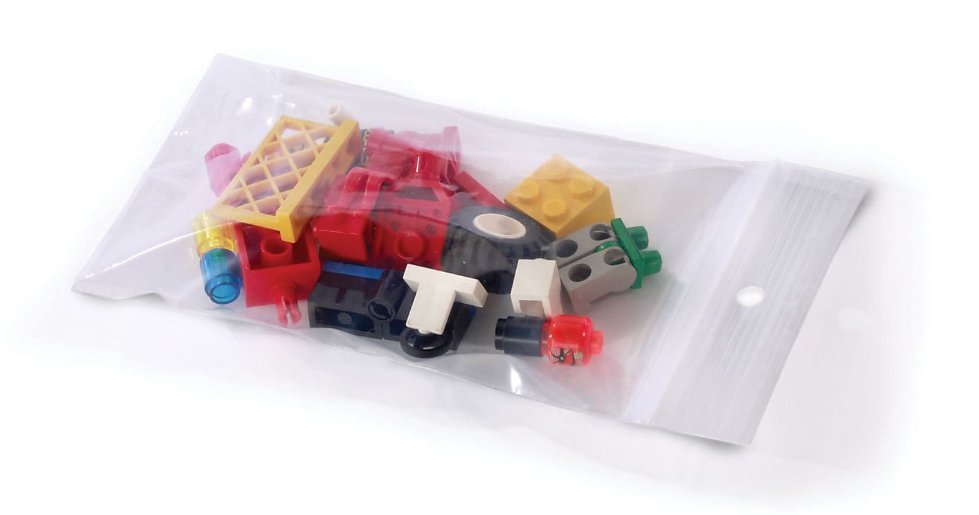 2" x 3" Layflat Poly Bags, 2 Mil, Clear, 1000/Carton (PB6700)