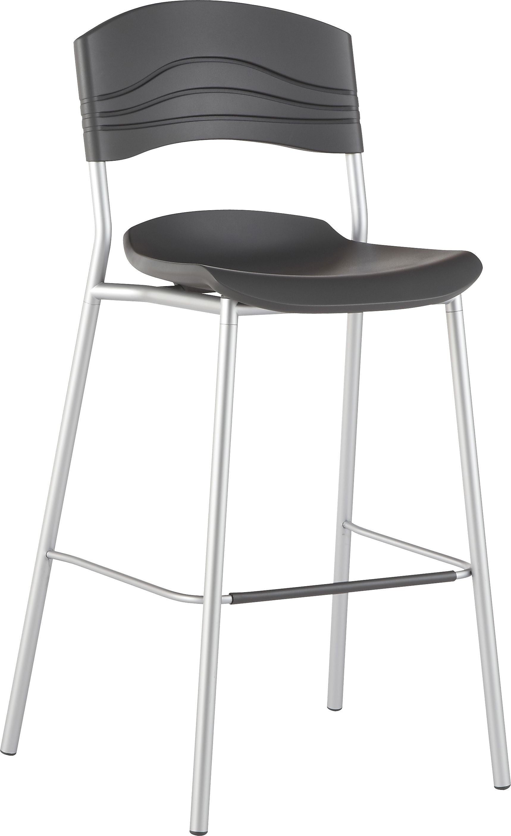 Iceberg® CafeWorks Bistro Stool, Graphite