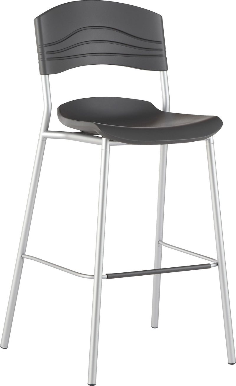 Iceberg® CafeWorks Bistro Stool, Graphite