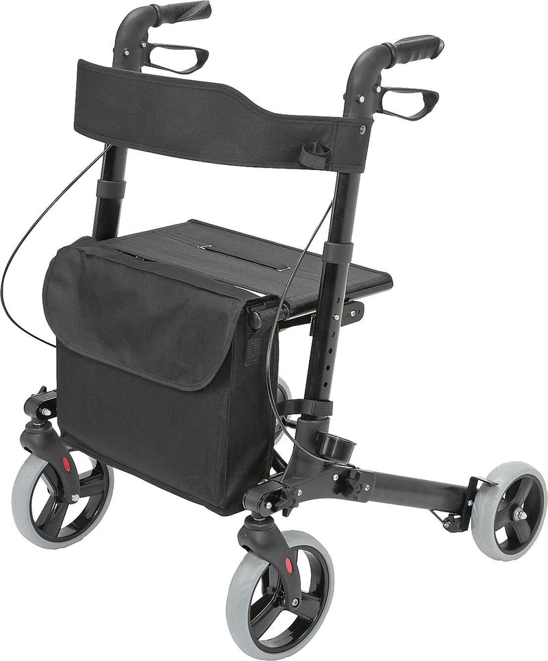 HealthSmart Gateway Rollator, Black (501-5012-0200)