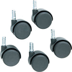 Safety Casters with Standard Neck, B Stem, Hard Wheel Tread