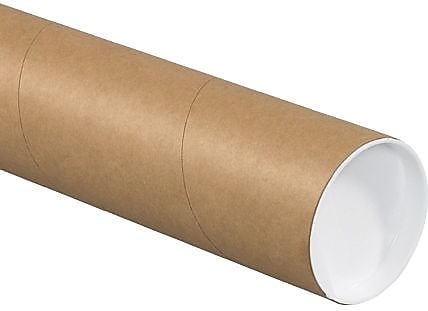 SI Products Kraft Mailing Tubes, 3" x 15", Brown Kraft, 24/Carton (P3015K)