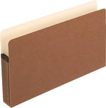 Pendaflex Reinforced File Pocket, 5 1/4" Expansion, Legal Size, Redrope, 10/Box (1536G-OX)