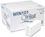 Windsoft C-Fold Paper Towel, 1-Ply, 150 Sheets/Pack, 2400 Sheets/Carton (WIN 101)