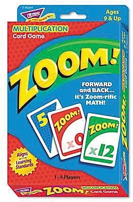 Trend Enterprises® Zoom! Card Game, Multiplication