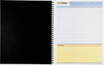 Cambridge 1-Subject Professional Notebooks, 8.5" x 11", Wide Ruled, 80 Sheets, Black (06066)