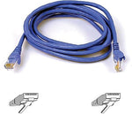Belkin A3L980B25-BLU-S 25' CAT-6 Snagless Patch Cable, Blue