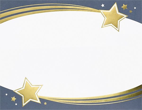 Great Papers Shooting Stars Certificates, White, 15/Pack (20103777)