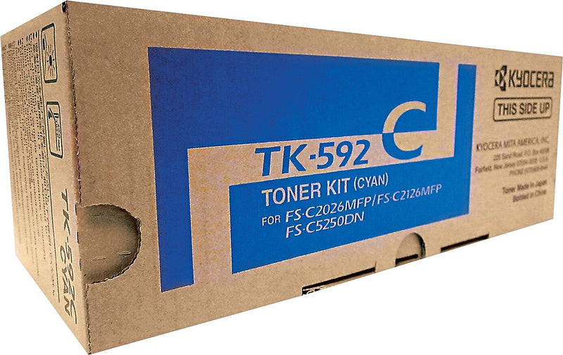 Mita TK-592 Cyan Standard Yield Toner Cartridge