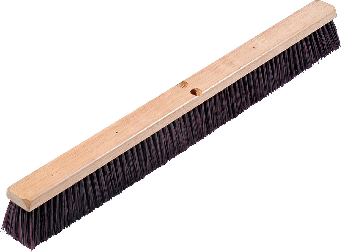 Proline Floor Brush Head, 3 1/4" Maroon Stiff Polypropylene, 36"