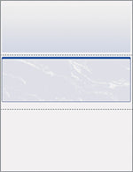Paris DocuGard Standard 8.5" x 11" Business Security Check In Middle, 24 lbs., Blue Marble, 500 Sheets/Ream (PRB04509)