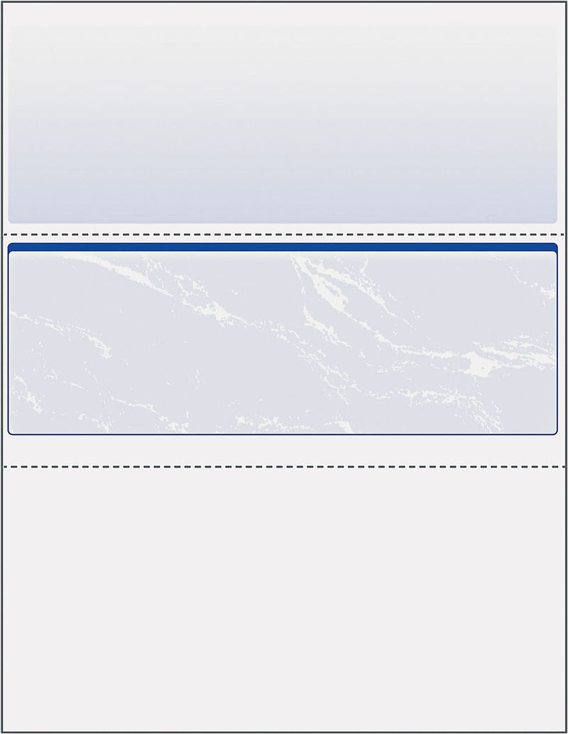 Paris DocuGard Standard 8.5" x 11" Business Security Check In Middle, 24 lbs., Blue Marble, 500 Sheets/Ream (PRB04509)