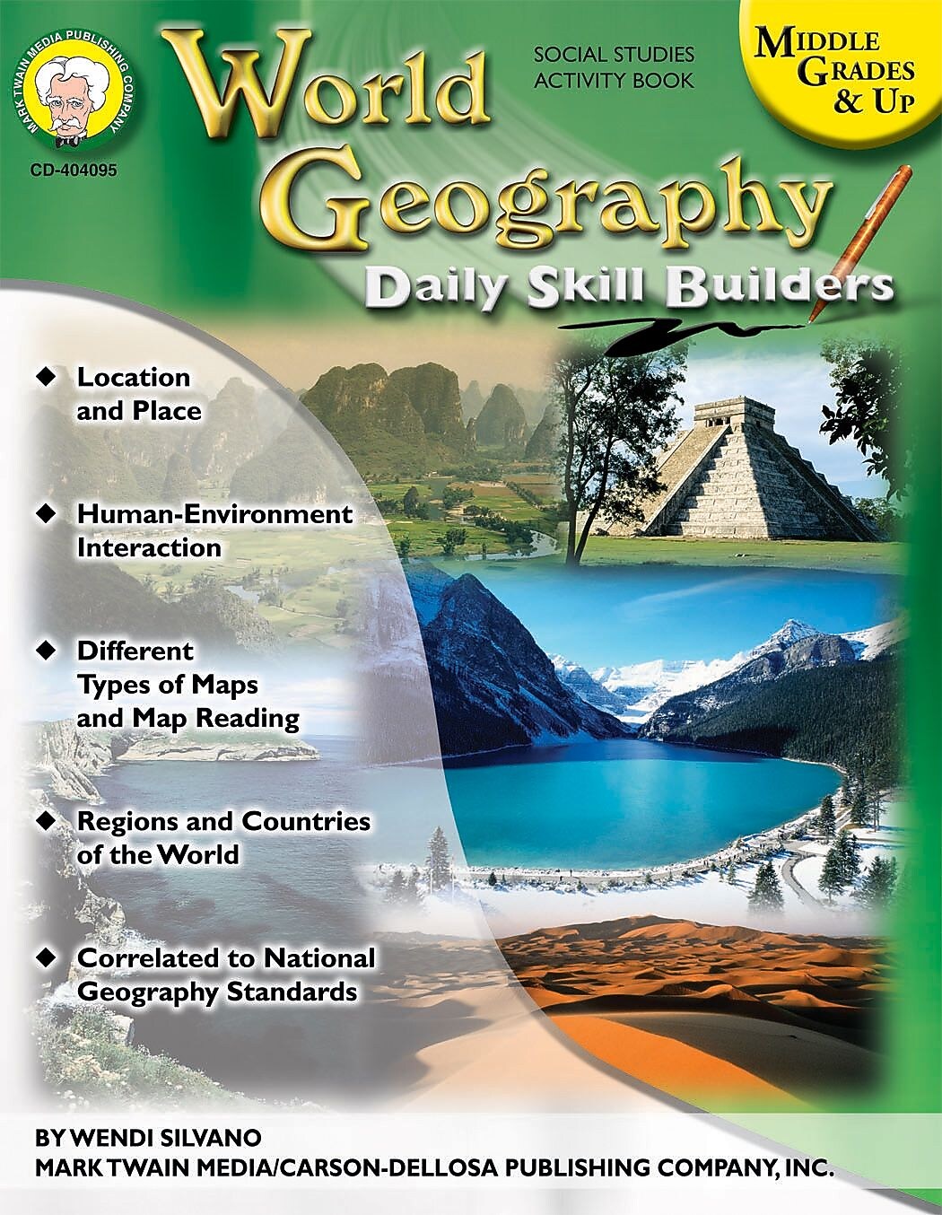 Mark Twain World Geography Resource Book, Middle Grades & Up