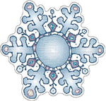 D.J. Inkers Snowflakes Cut-Outs