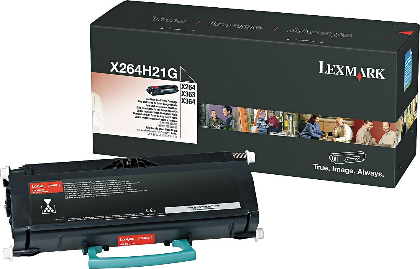 Lexmark X264H21G Black High Yield Toner Cartridge