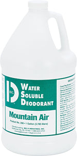 Big D Industries Deodorizer Water-Soluble Deodorant, Mountain Air, 1 Gallon, 4/Carton (BGD1358)