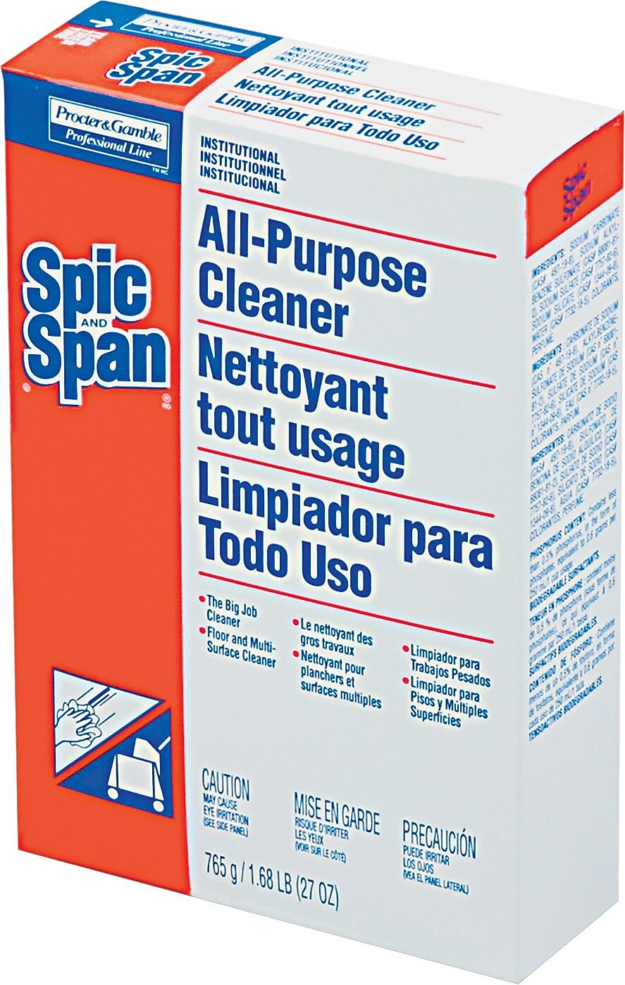 Spic and Span All-Purpose Floor Cleaner, 27 oz. Box, 12/Case
