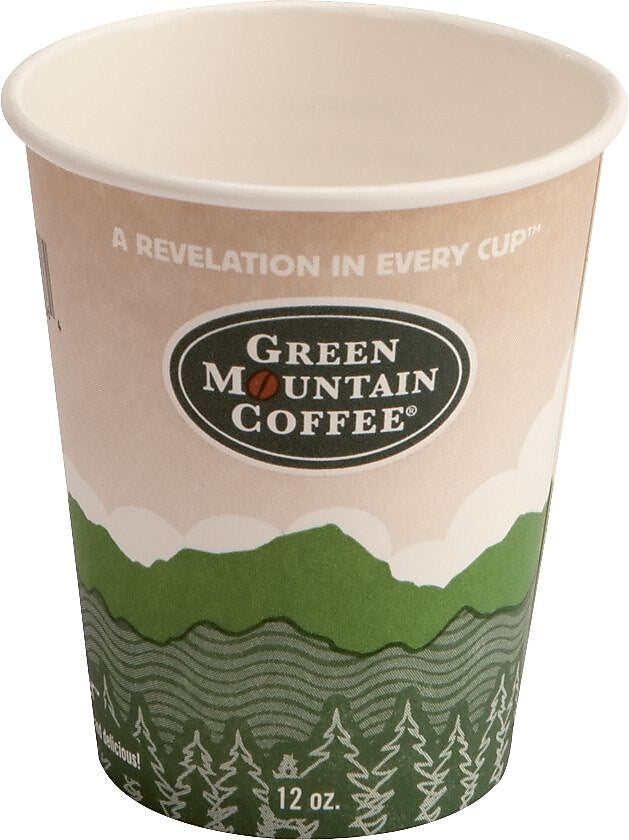 Green Mountain Eco-Friendly Paper Hot Cup, 12 oz., 1000/Carton
