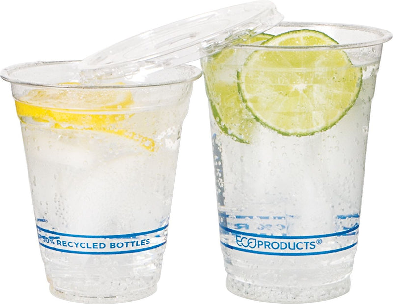 Eco-Products® Recycled Content Plastic Cold Cup , 9 oz. , Clear , 1000/Carton