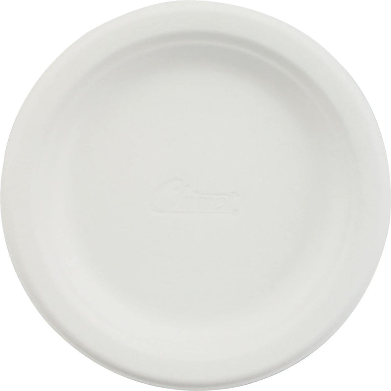 Chinet® Paper Dinnerware, Plate, 6" Dia, White, 1000/carton
