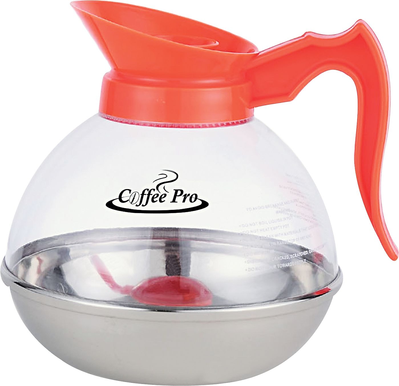 Coffee Pro 96 oz. Decanter, Clear (OGFCPU13)
