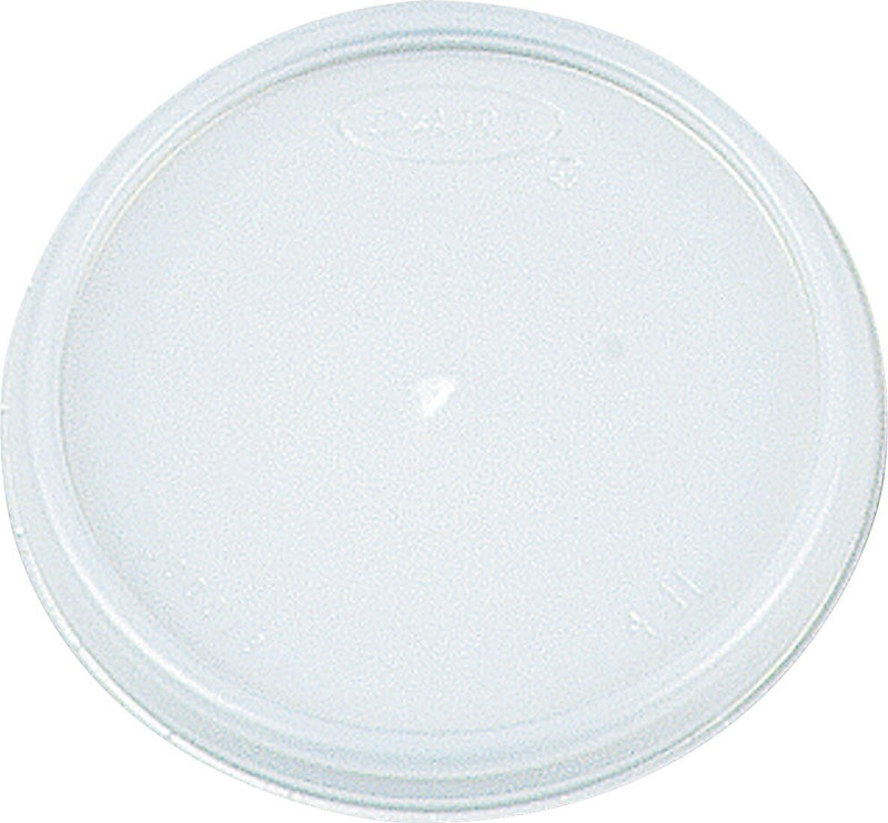 Dart® Plastic Lids, White, 1,000/Ct, Compatible With SKU 418666