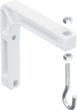 Quartet White Plastic Wall-Mount Bracket for Projection Screen, 7.5"H x 6.75"W x 1.25"D (VAW6C)