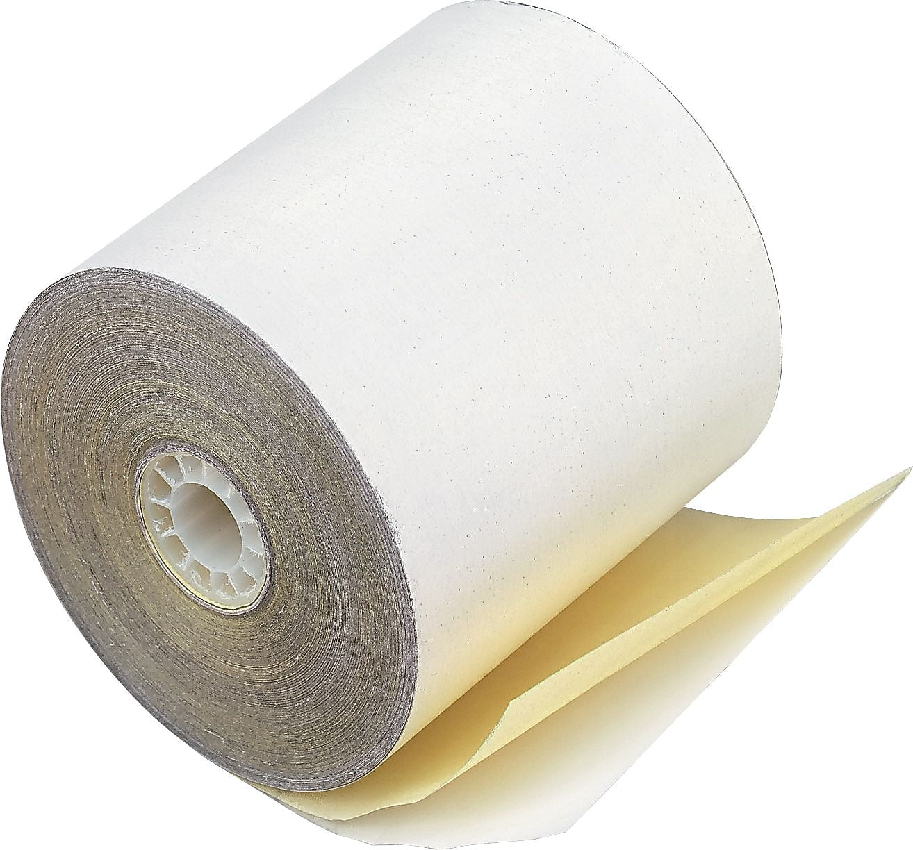PM Company ® Impact Print Carbonless Teller Window/Financial Paper Roll, 3"(W) x 90'(L), 50/Ctn