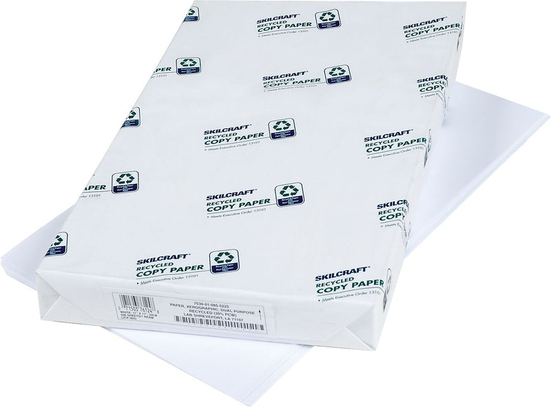 AbilityOne Copier Paper for Plain-Paper Copiers, 11" x 17", White, 5 Reams/BX