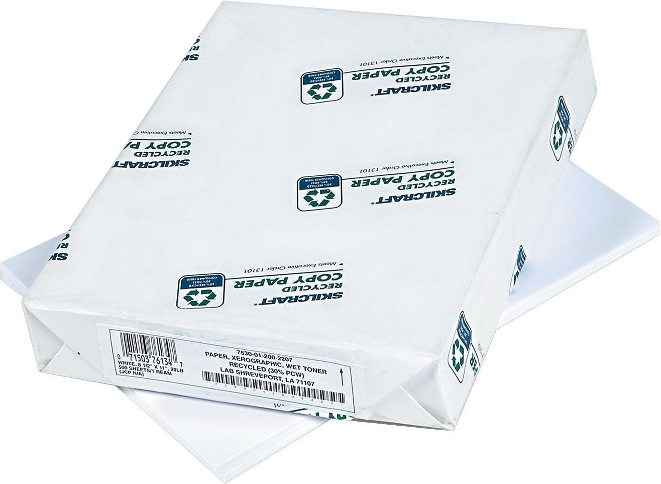 National Industries For The Blind® Liquid Toner Paper, LETTER-Size, 87 US Brightness, 20 Lb., 8 1/2"H x 11"W, 5,000 Sheets/Ct