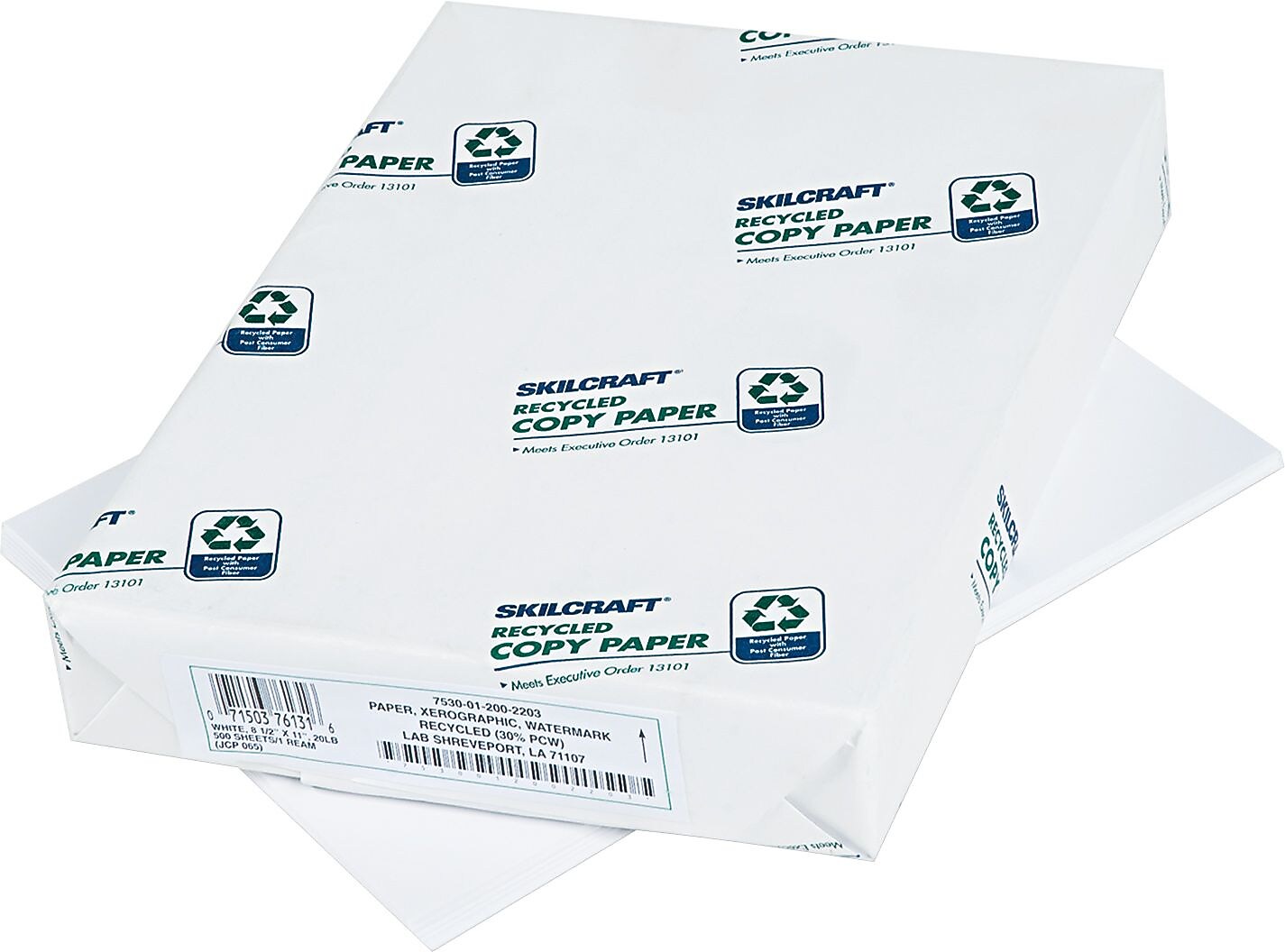 AbilityOne U.S. Federal Seal Watermark Paper, White, 8 1/2"(W) x 11"(L),Case