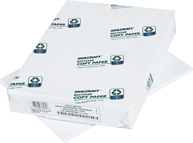 AbilityOne U.S. Federal Seal Watermark Paper, White, 8 1/2"(W) x 11"(L),Case